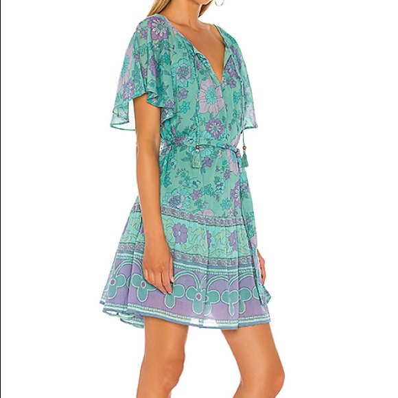 Spell Revolve x Buttercup Mini Dress in Ocean - Picture 1 of 8